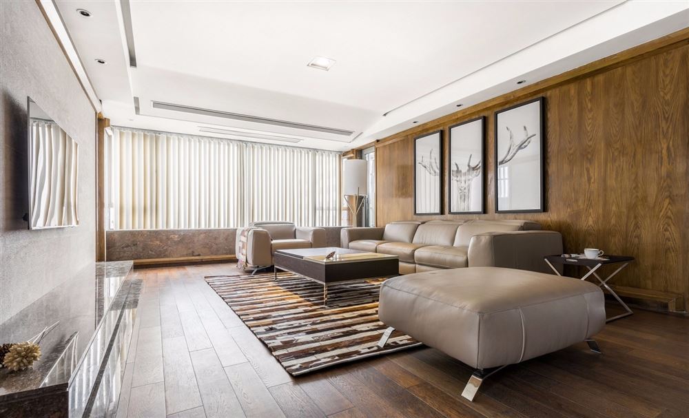 湛江市華盛城市花園北歐風格四居室裝修案例