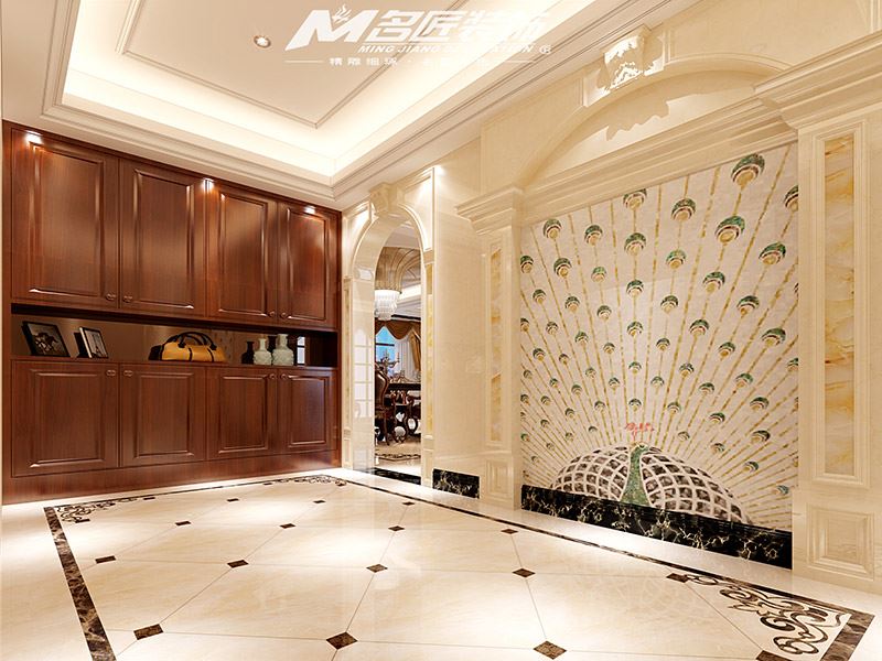 揭陽市博雅苑B區歐式風格四居室裝修案例