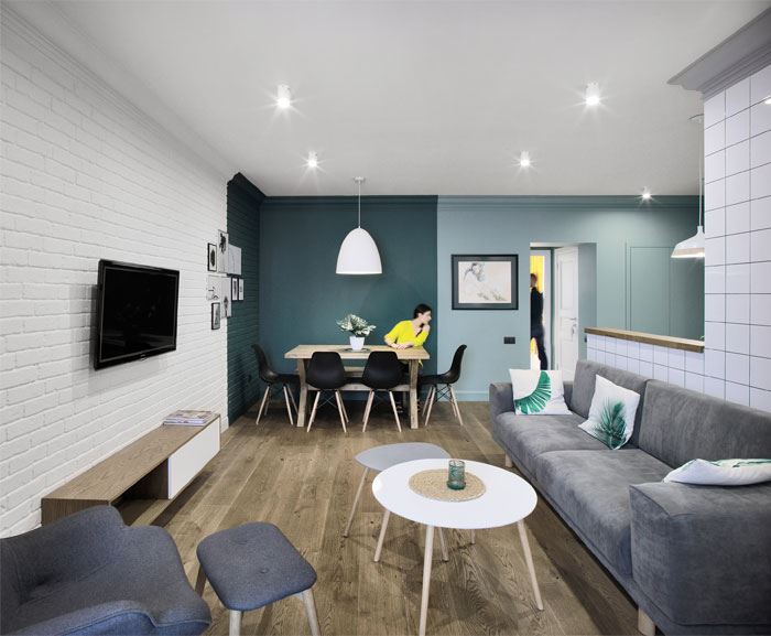 廣州市珠光御景壹號歐式風格二居室裝修案例