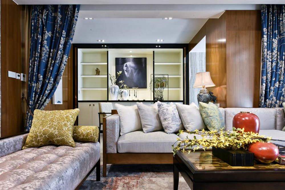 曲靖市尚鄰雅苑現(xiàn)代簡約風格四居室裝修案例