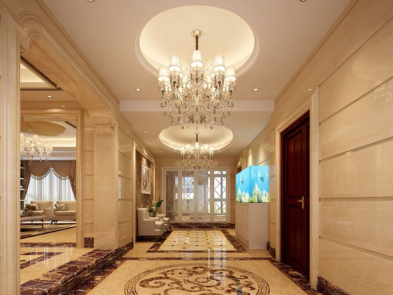 佛山市高明鈞明城輕奢風格四居室裝修案例