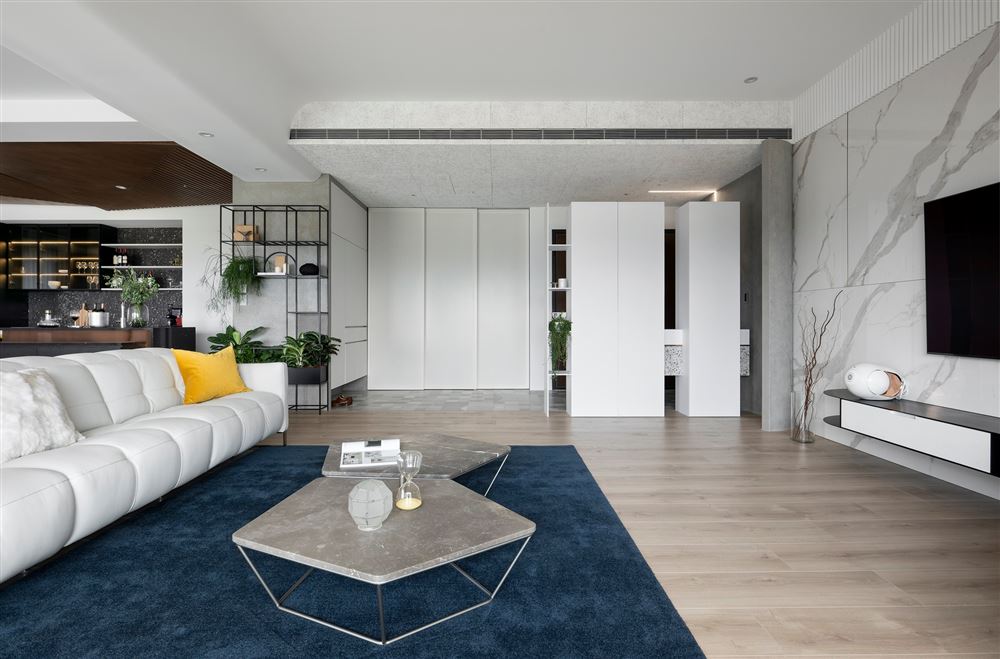 佛山市保利玥府現代簡約風格四居室裝修案例