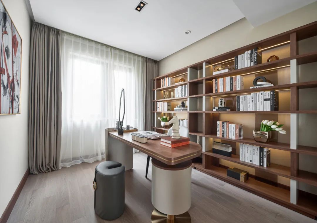 美式摩登風(fēng)格室內(nèi)設(shè)計(jì)家裝案例-書房 美式摩登風(fēng)格室內(nèi)設(shè)計(jì)家裝案例-書房