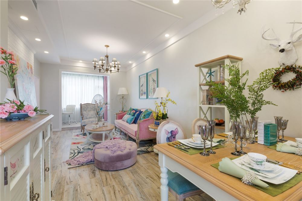 佛山市萬科金域水岸現代簡約風格二居室裝修案例