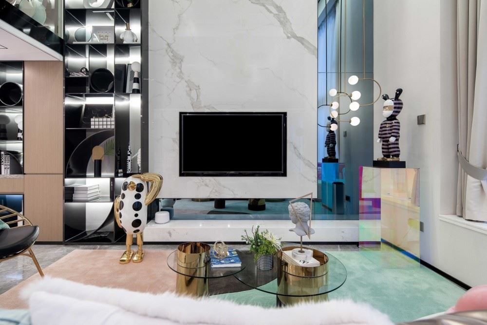 江門市恩平繁星小鎮輕奢風格復式裝修案例