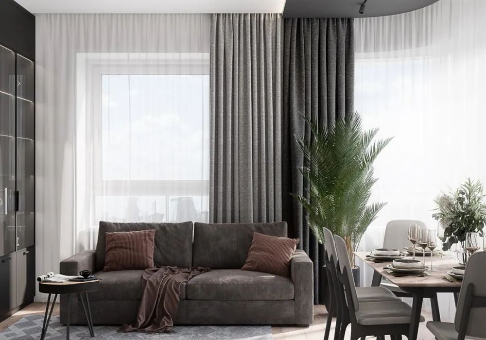 廣州市保利天悅輕奢風格三居室裝修案例