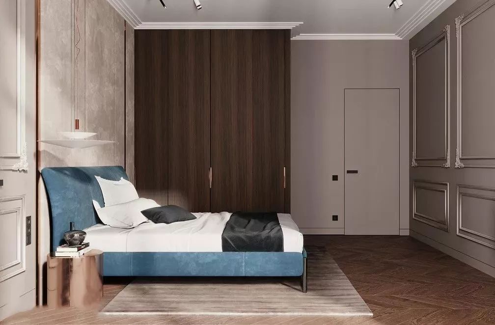 佛山裝修公司現代輕奢風格室內裝修效果圖-臥室 佛山裝修公司現代輕奢風格室內裝修效果圖-臥室