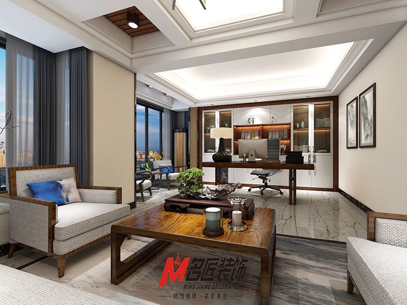 揭陽市博和城現代風格辦公空間裝修案例