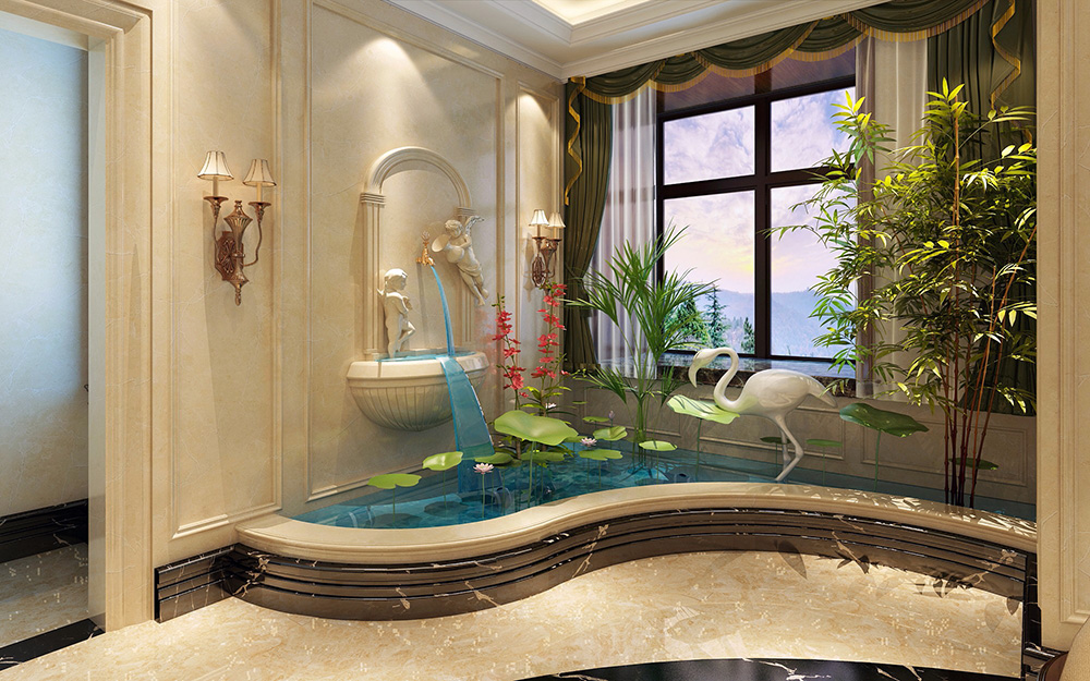 歐式風格別墅裝修設計效果圖-龍光天瀛別墅430平米-別墅景觀裝修設計 歐式風格別墅裝修設計效果圖-龍光天瀛別墅430平米-別墅景觀裝修設計