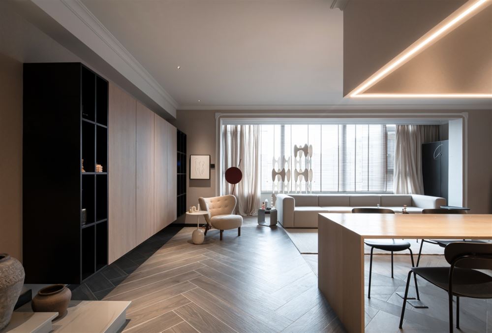 江門市碧桂園·天麓湖現代簡約風格三居室裝修案例