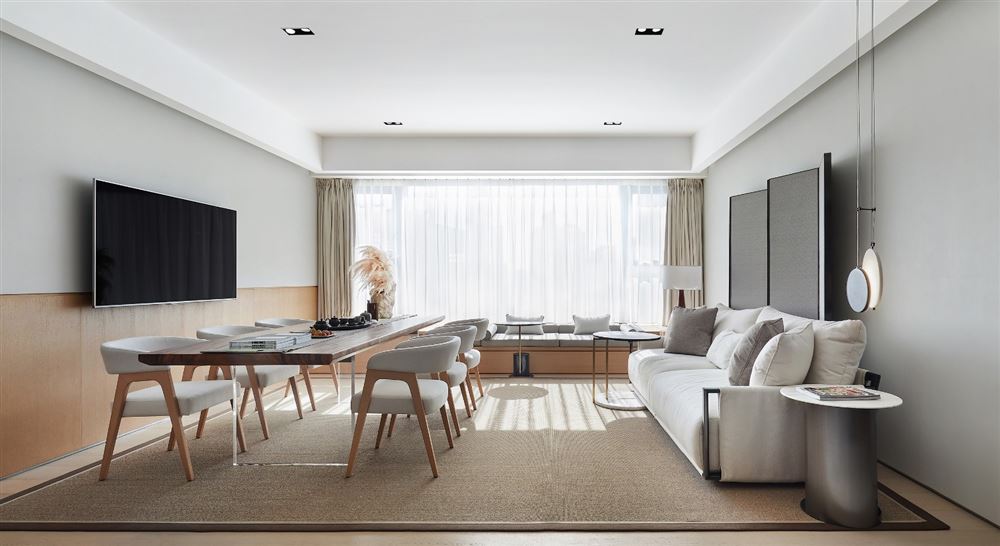 江門(mén)市恩平錦江花城現(xiàn)代簡(jiǎn)約風(fēng)格三居室裝修案例