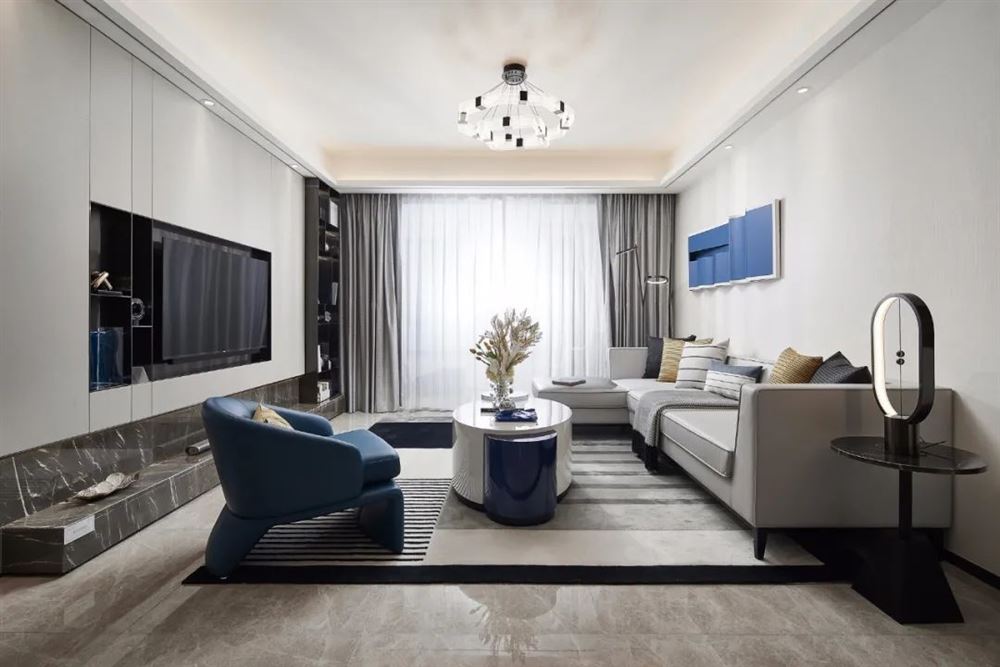 楚雄彝族自治州碧桂園(元謀)現代簡約風格四居室裝修案例