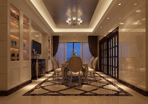 佛山市金地·中南·新城大境新中式風(fēng)格四居室裝修案例