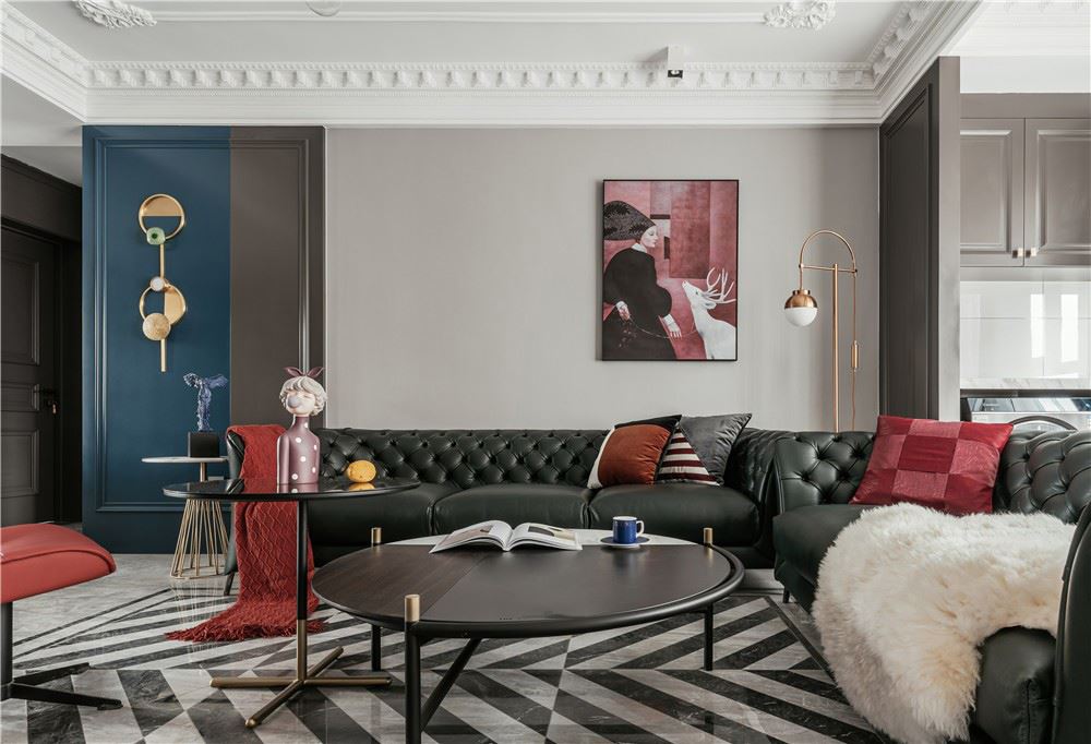 昭通市幼兒園家屬區(qū)現(xiàn)代簡約風(fēng)格四居室裝修案例