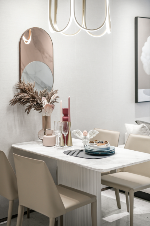 現代簡約風格室內設計家裝案例-餐廳餐桌 現代簡約風格室內設計家裝案例-餐廳餐桌