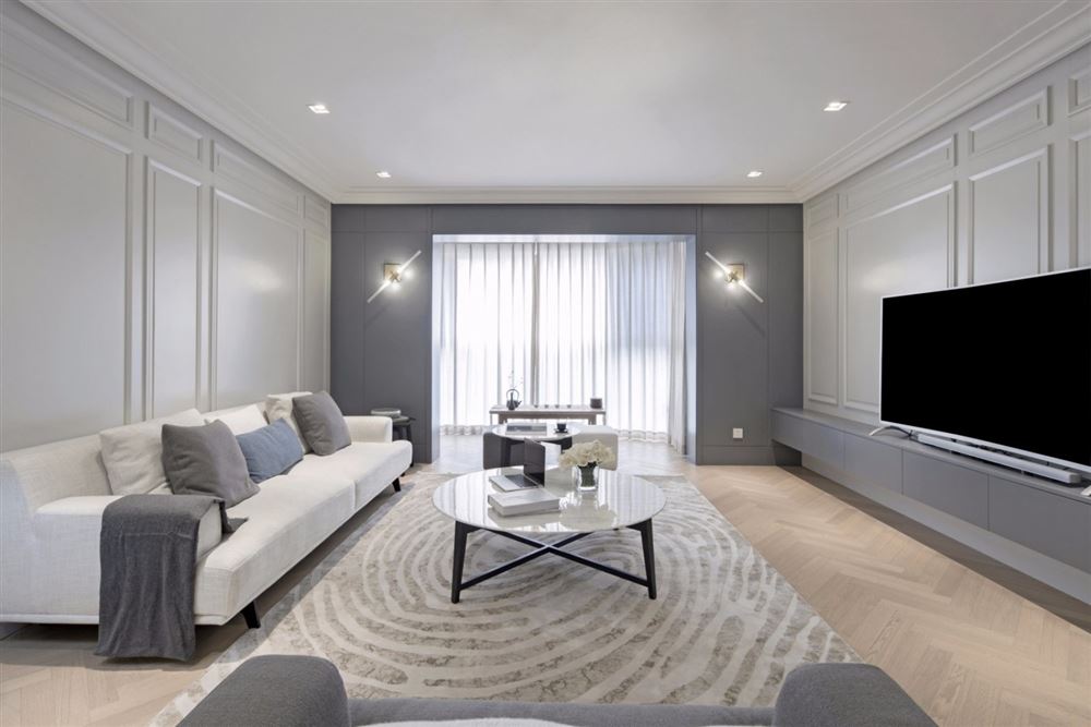 湛江市永福花園現代簡約風格四居室裝修案例