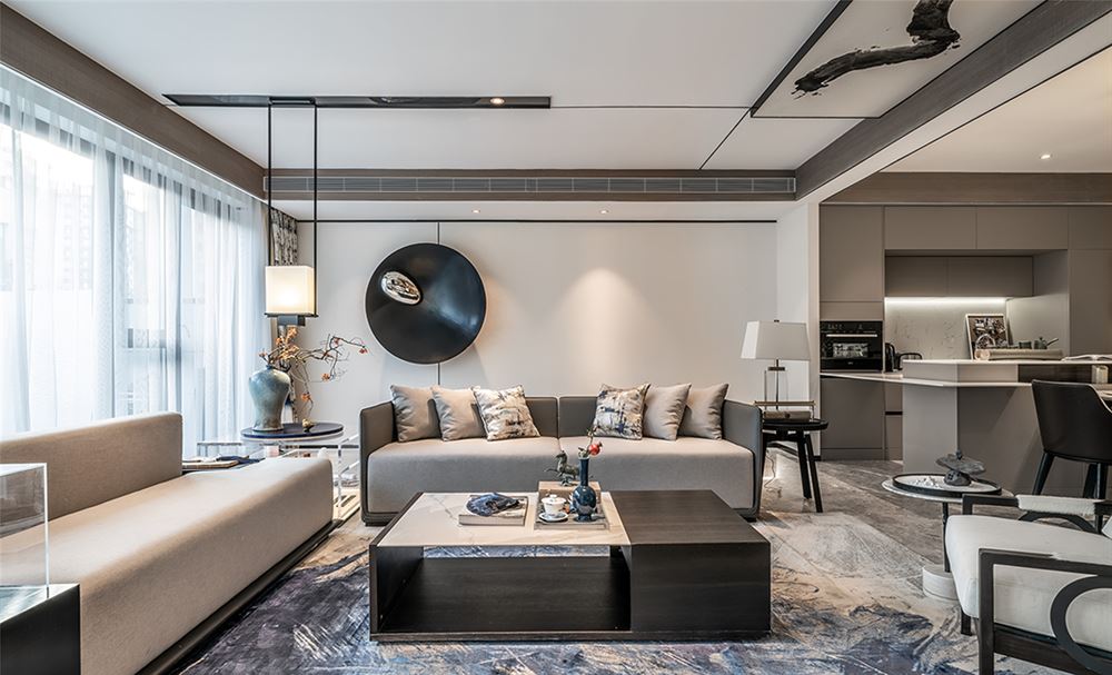 曲靖市尚鄰雅苑新中式風格別墅裝修案例