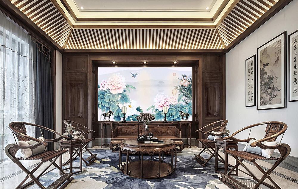 佛山市新希望悅瓏灣新古典風(fēng)格別墅裝修案例