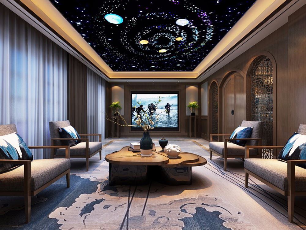 佛山市順德華潤置地廣場新中式風格別墅裝修案例