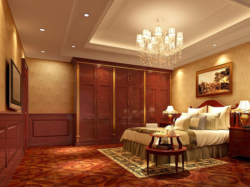 泰州市濱江新區(qū)富陽社區(qū)二區(qū)歐式風格復式裝修案例