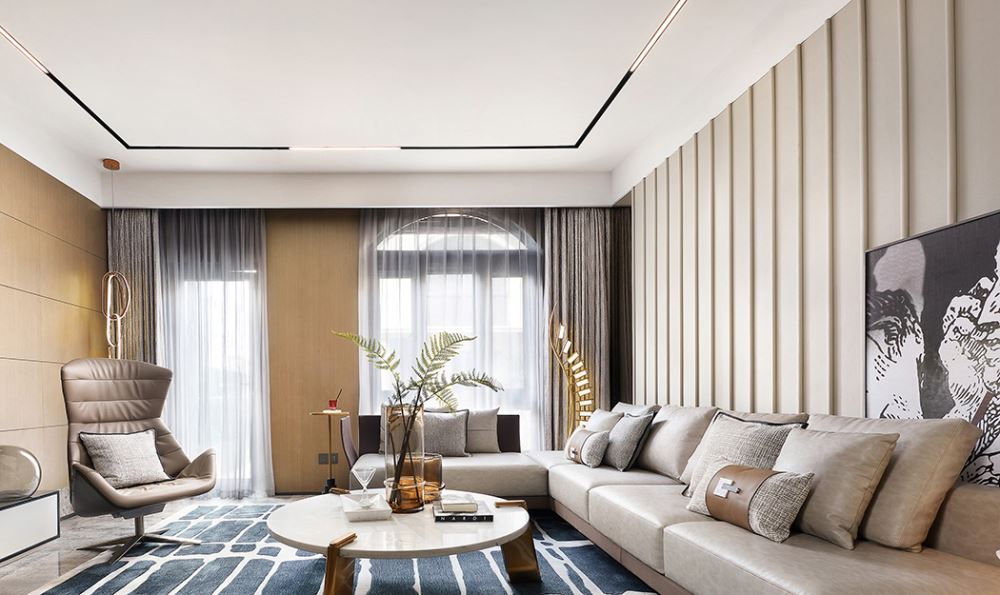 楚雄彝族自治州楚雄雍和居(彝海南路)現代風格別墅裝修案例