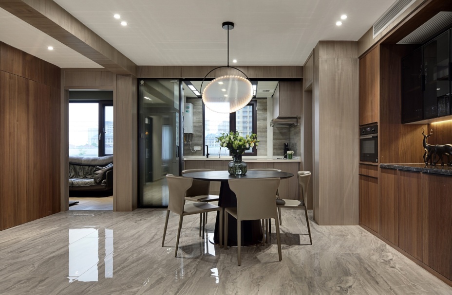 現(xiàn)代簡約風(fēng)格室內(nèi)家裝案例效果圖-餐廳 現(xiàn)代簡約風(fēng)格室內(nèi)家裝案例效果圖-餐廳