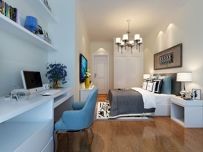 佛山市建投綠地璀璨天城歐式風(fēng)格四居室裝修案例