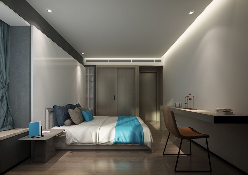 廣州市盈彩美居現代簡約風格四居室裝修案例