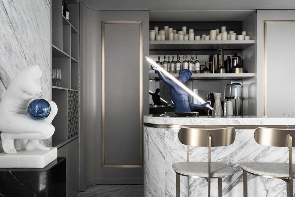 優(yōu)雅輕奢風(fēng)格室內(nèi)家裝案例效果圖-吧臺 優(yōu)雅輕奢風(fēng)格室內(nèi)家裝案例效果圖-吧臺