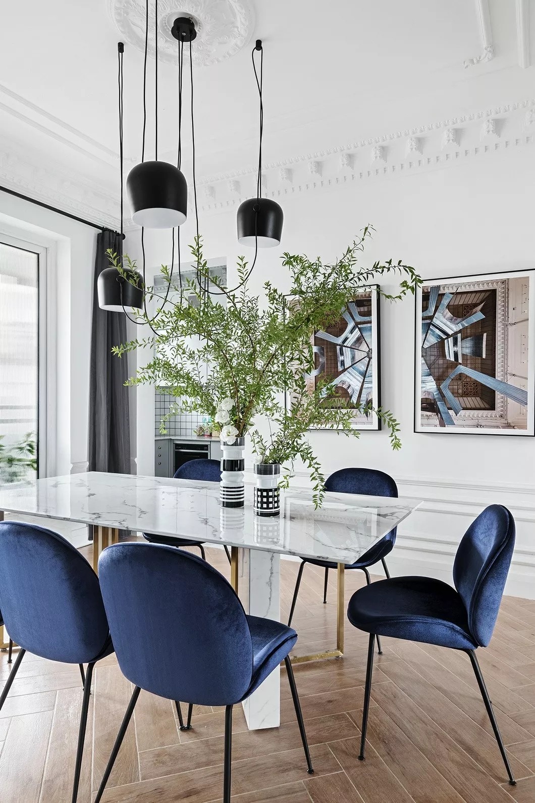 法式風格家裝設計室內裝修效果圖-餐廳 法式風格家裝設計室內裝修效果圖-餐廳