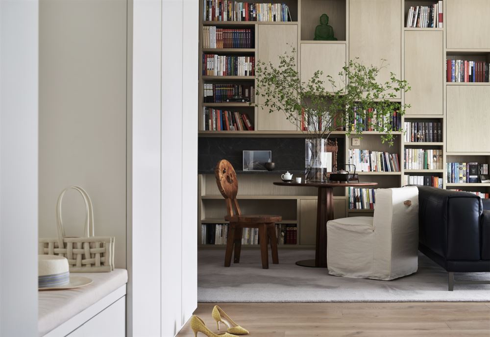 江門市鶴山經緯花園現代簡約風格三居室裝修案例