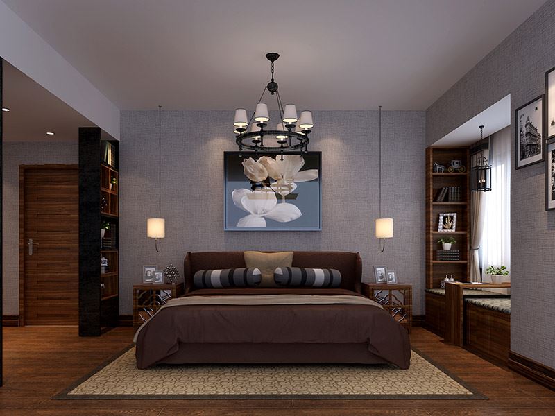 茂名市東信名苑新古典風格三居室裝修案例