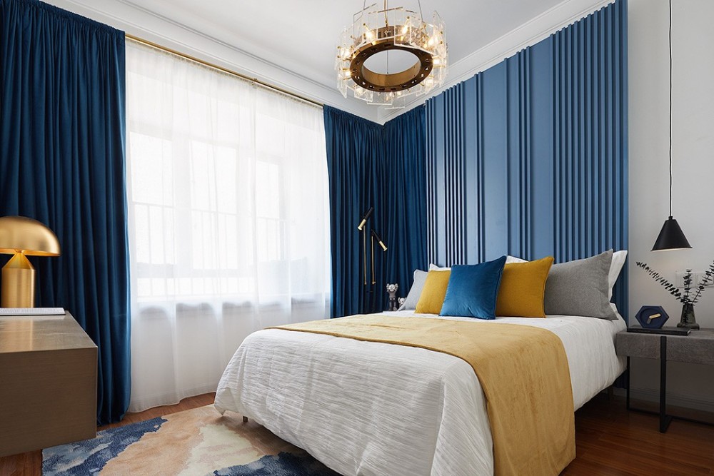 摩登輕奢風格室內家裝案例效果圖-臥室 摩登輕奢風格室內家裝案例效果圖-臥室