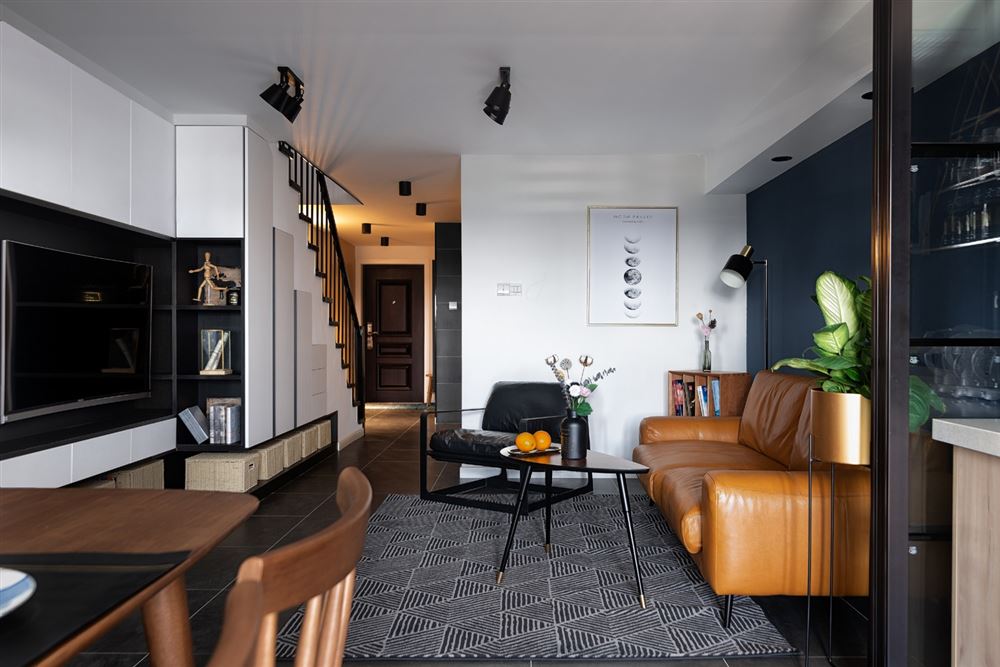 惠州市碧桂園十里銀灘別墅北歐風格三居室裝修案例