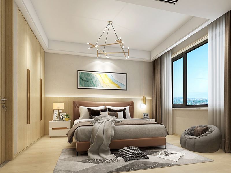 常州市白塔中心村現代簡約風格三居室裝修案例