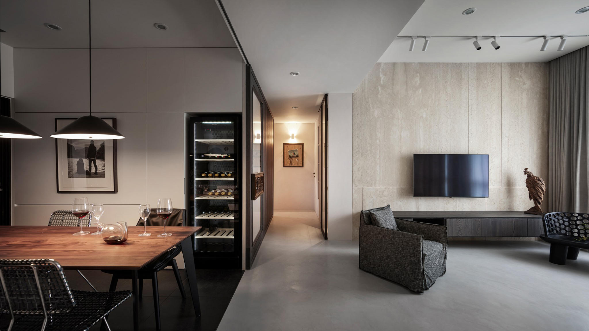 現(xiàn)代混搭風格室內(nèi)設(shè)計家裝案例-客廳走廊 現(xiàn)代混搭風格室內(nèi)設(shè)計家裝案例-客廳走廊