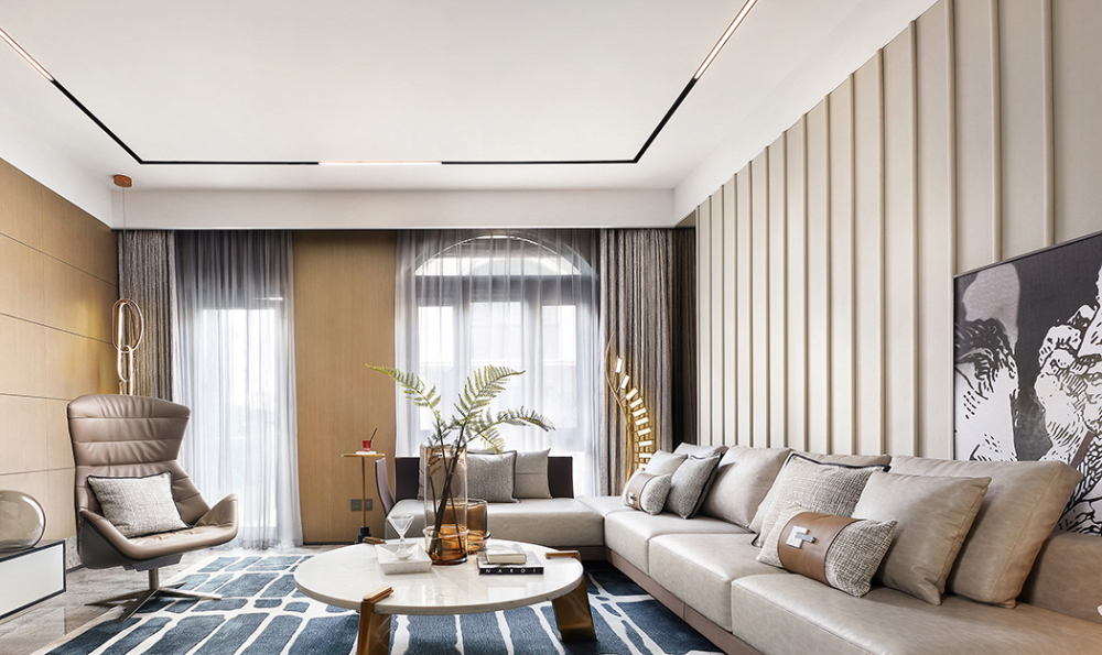 現代前衛風格別墅家裝案例效果圖-休息廳 現代前衛風格別墅家裝案例效果圖-休息廳