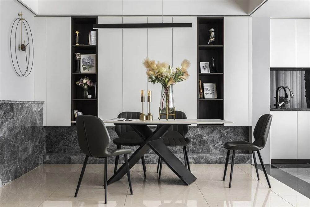 廣州市東華西路小區現代簡約風格三居室裝修案例