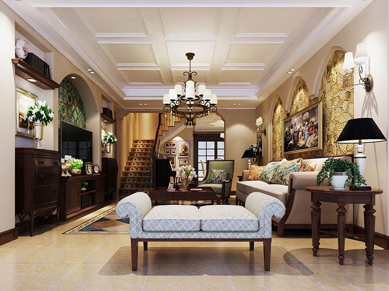 揭陽市東泰花園二期現代風格別墅裝修案例