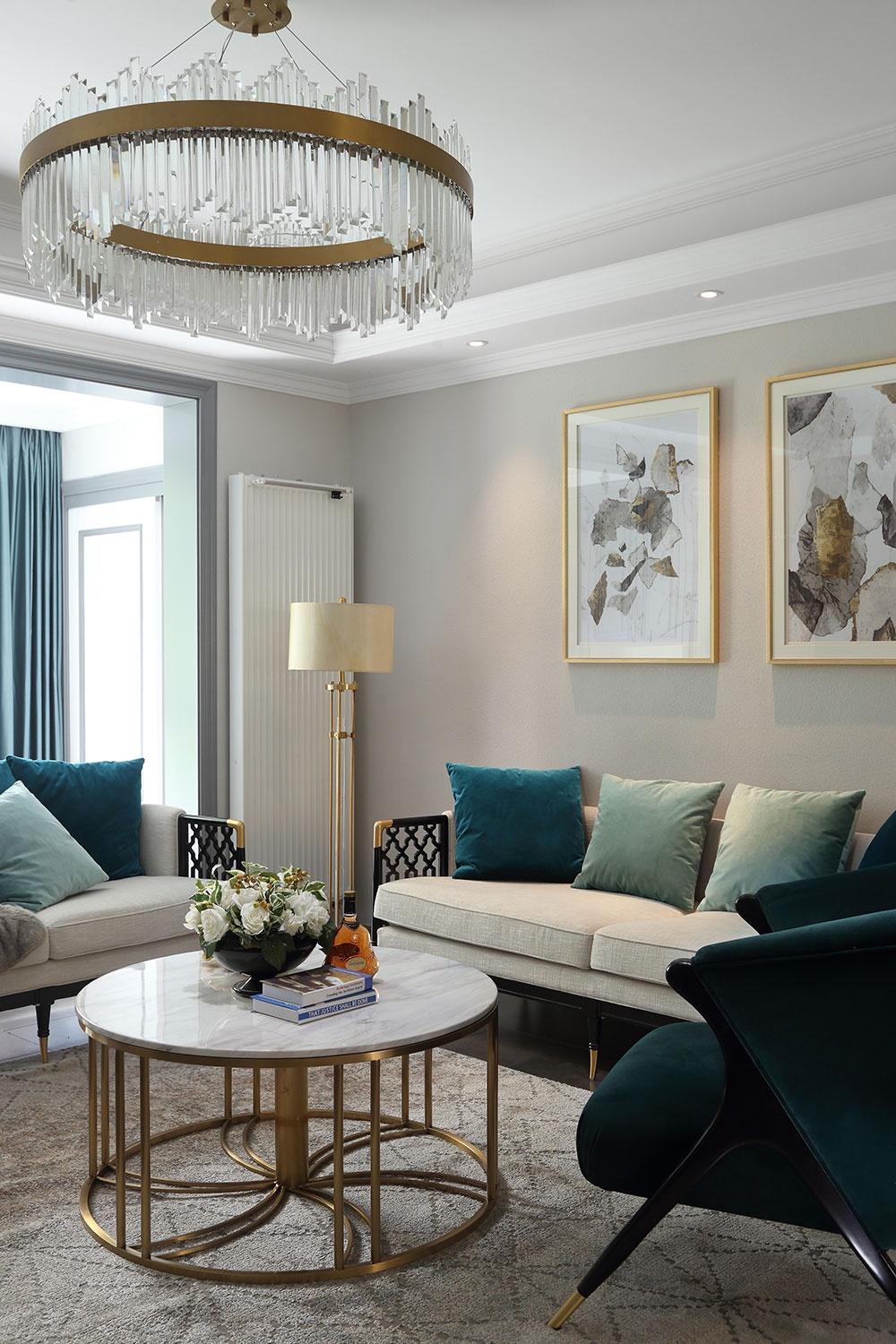 裝修案例輕奢風(fēng)格室內(nèi)裝修效果圖-客廳 裝修案例輕奢風(fēng)格室內(nèi)裝修效果圖-客廳