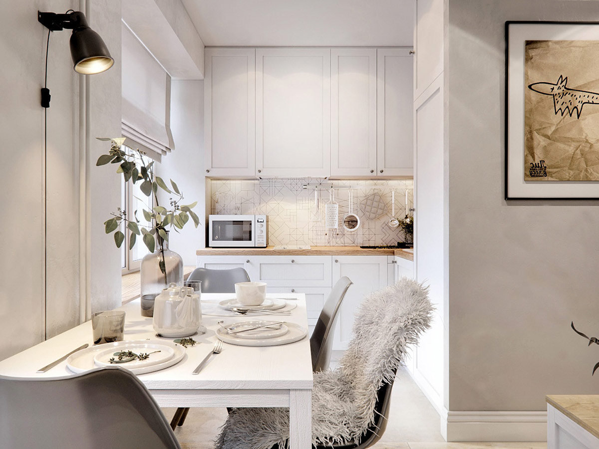 北歐簡約風格家裝設計室內裝修效果圖-餐廳 北歐簡約風格家裝設計室內裝修效果圖-餐廳