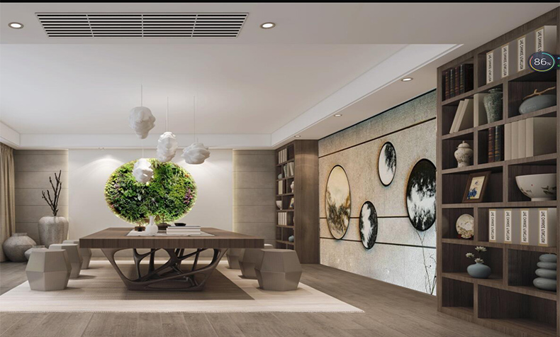 佛山市旭輝雅居樂清樾現代簡約風格別墅裝修案例