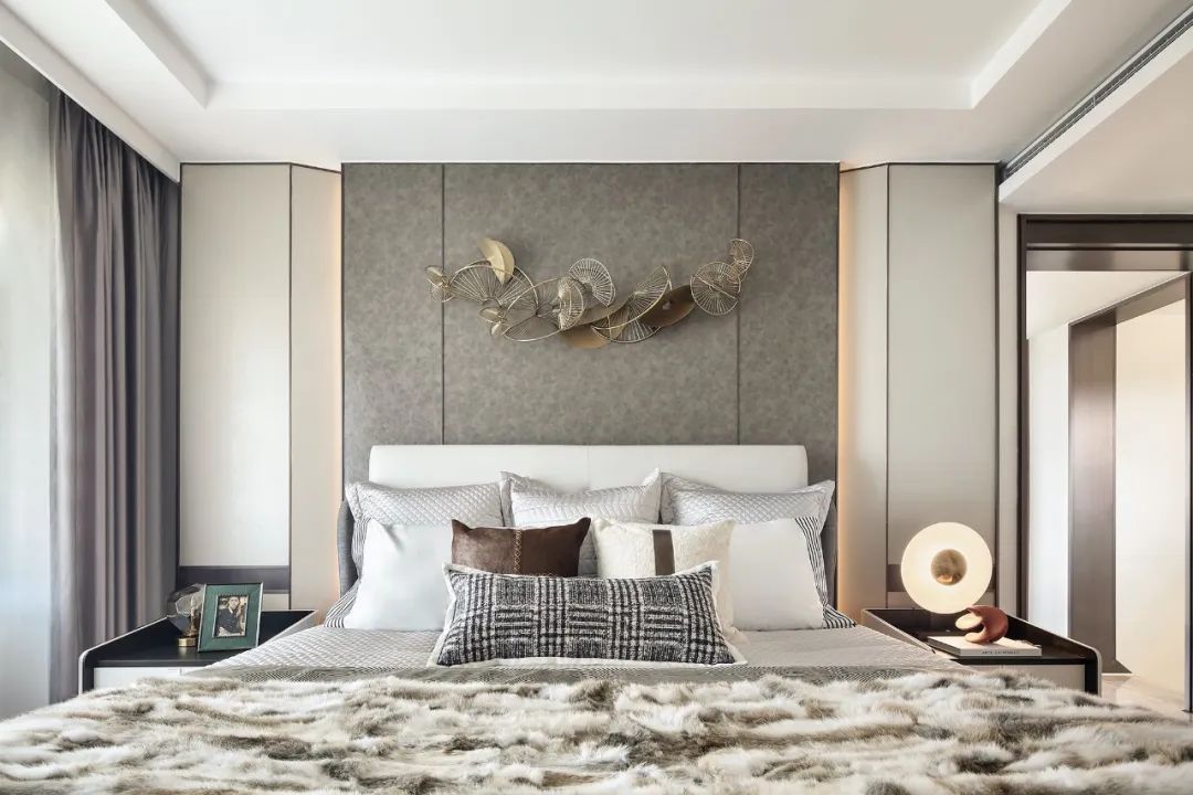 新中式風格家裝設計室內裝修效果圖-主臥 新中式風格家裝設計室內裝修效果圖-主臥