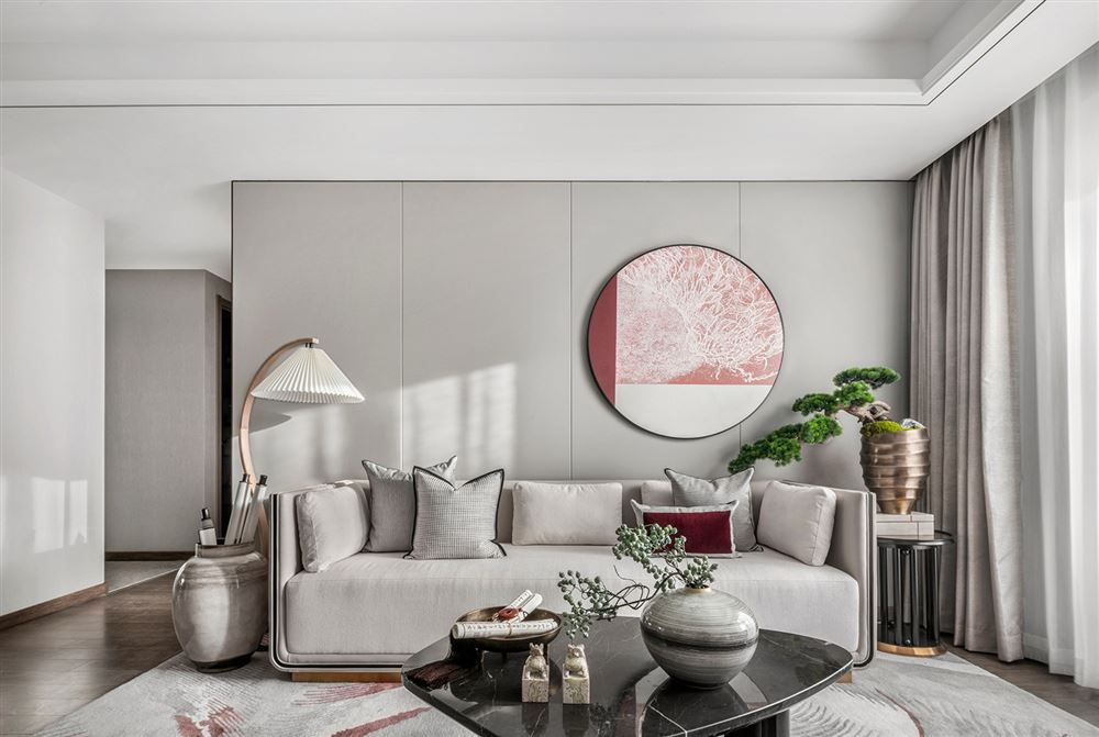 湛江市正基金科名苑輕奢風(fēng)格三居室裝修案例