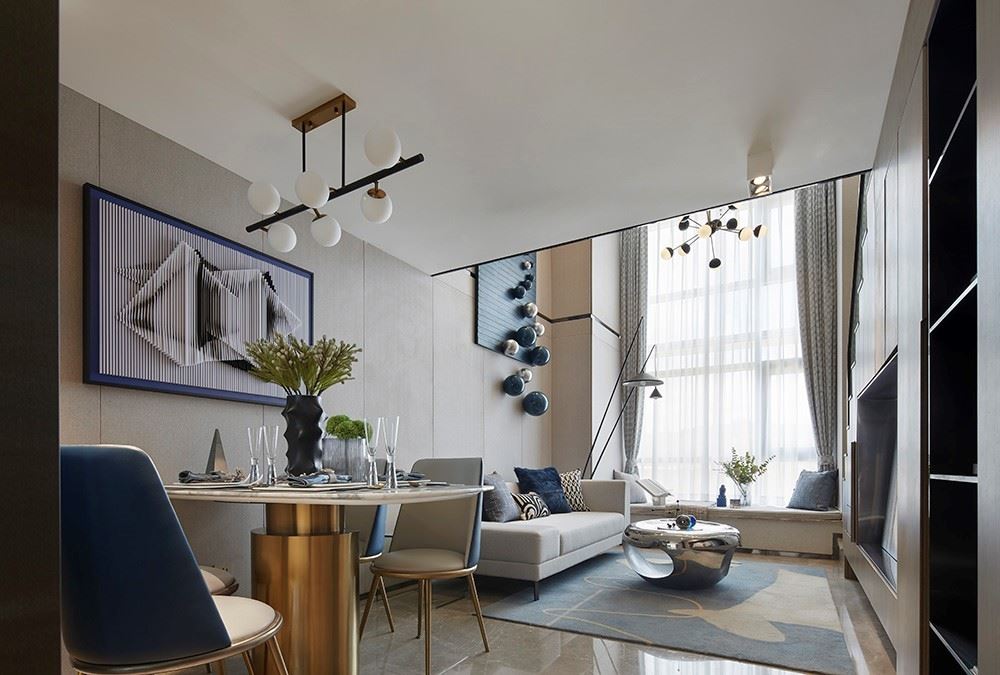 江門(mén)市海悅君庭現(xiàn)代風(fēng)格復(fù)式裝修案例