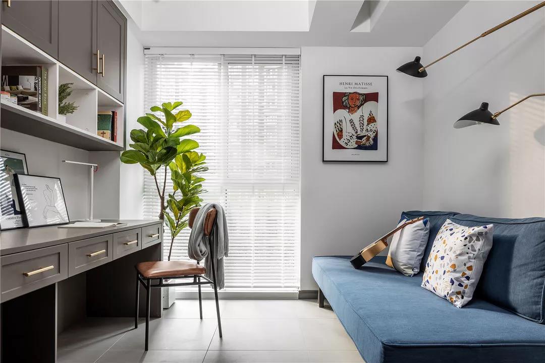 極簡風格家裝設計室內(nèi)裝修效果圖-書房 極簡風格家裝設計室內(nèi)裝修效果圖-書房