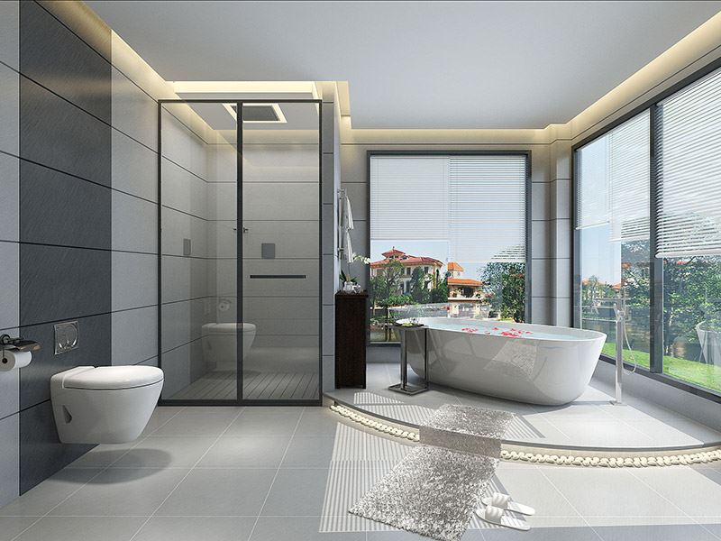 自貢市泰豐國(guó)際城一期輕奢風(fēng)格別墅裝修案例