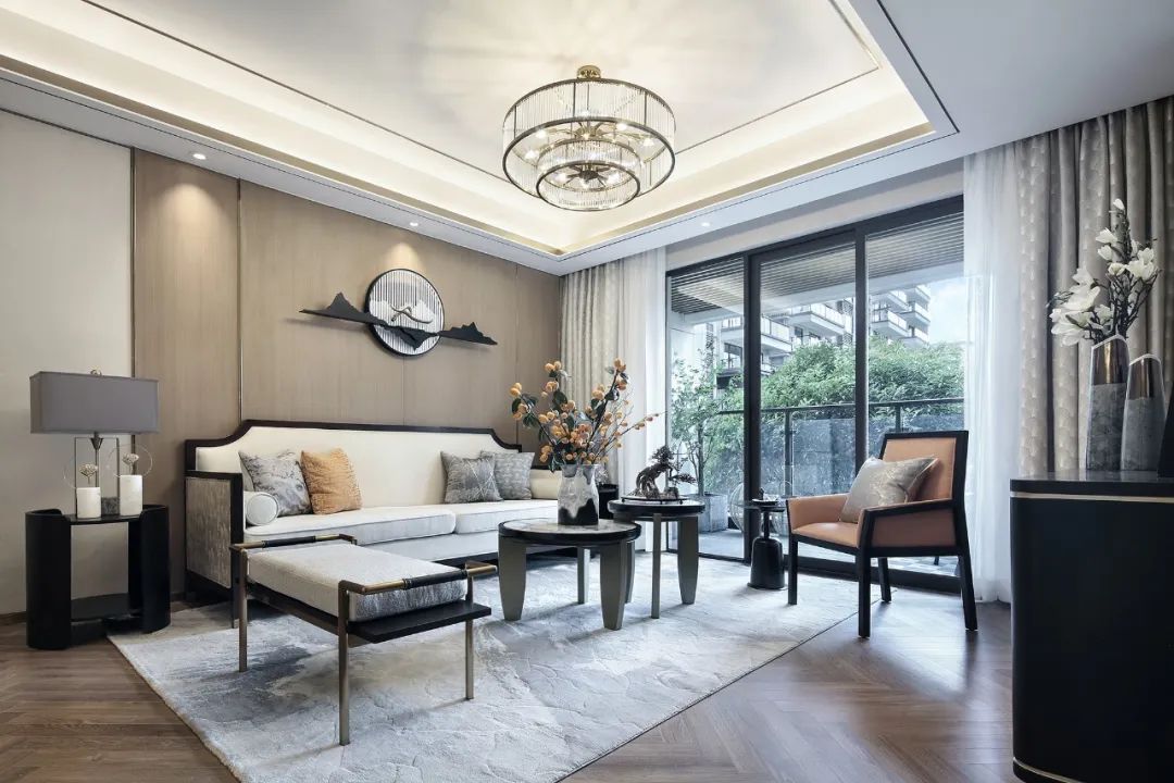 新中式風格家裝設計室內裝修效果圖-客廳 新中式風格家裝設計室內裝修效果圖-客廳