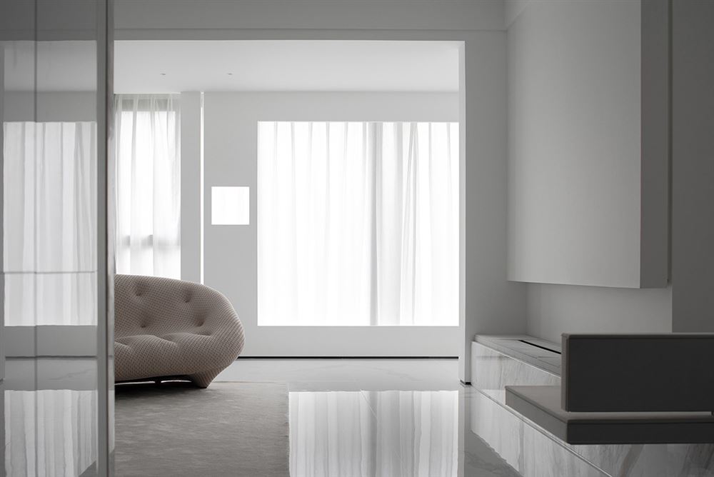 廣州市雅郡花園現代簡約風格三居室裝修案例