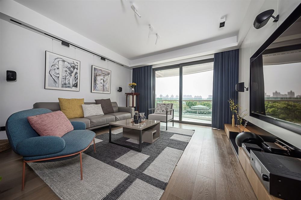 江門市德信園現(xiàn)代簡(jiǎn)約風(fēng)格三居室裝修案例